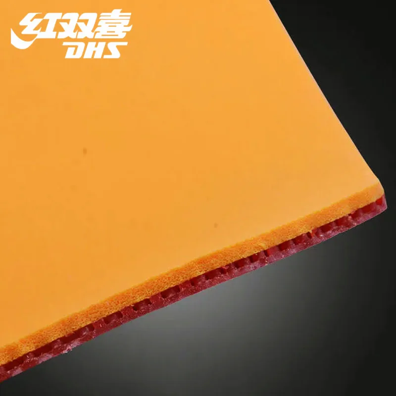 Table Tennis Rubber Original DHS PF4 50 Sticky Pimples-in PF4 Ping Pong Rubber for Loop Driving with Attack