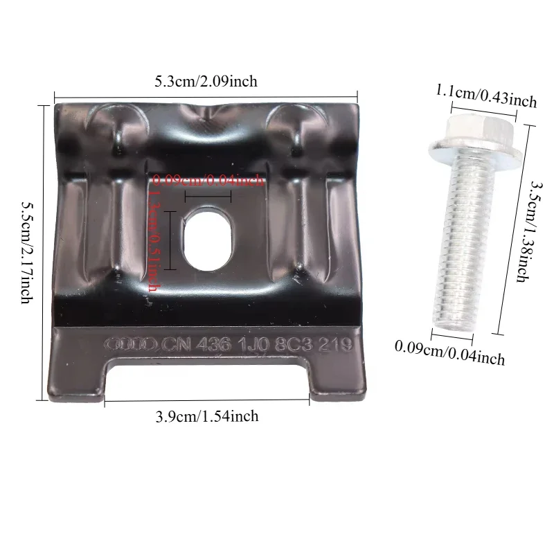 For Volkswagen Lavida Bora Jetta Magotan Sagitar Golf Octavia Passat Battery Fixing Iron Pressure Plate Bracket Screw 1pcs