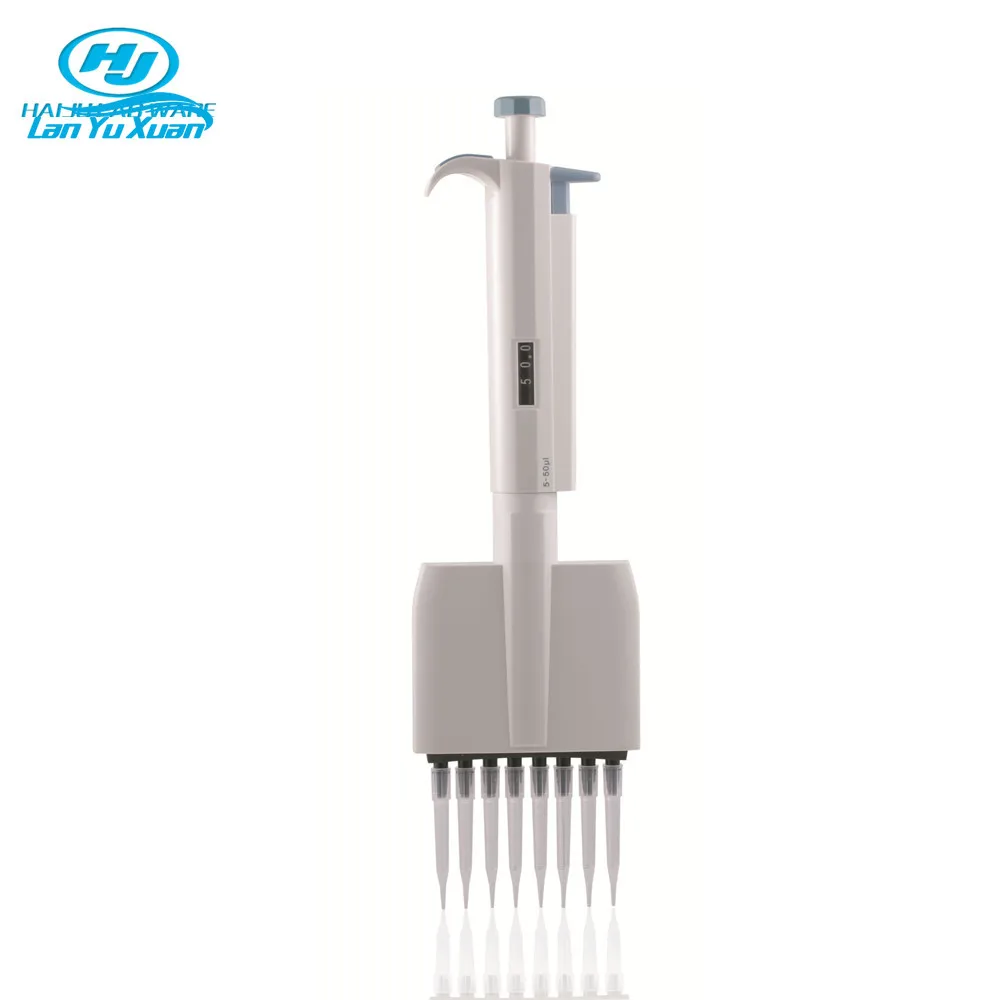 

HAIJU LAB Top Pette 8 and 12 Multichannel Adjustable Volume Mechanical Pipettes