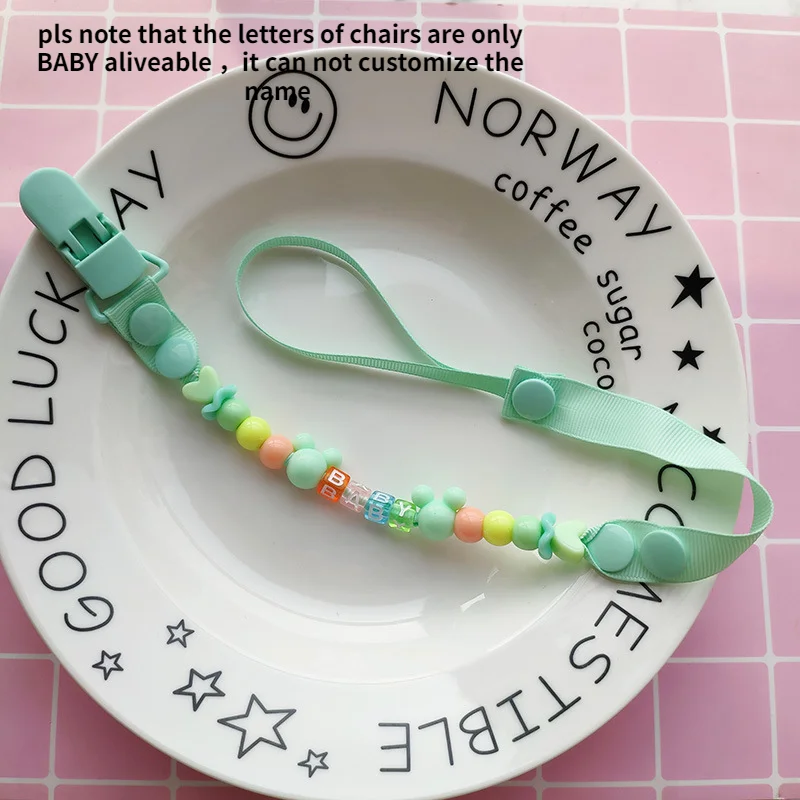Baby Pacifier Clip Chain Holder for Nipples pacifier clip pacifier chain pacifier accessories teether clip