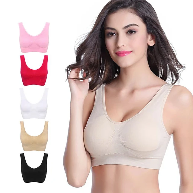 New Sexy Wireless Bras For Women Top Bras Large Size Bralette Woman Brasier  Fitness Yoga Sports Bra For Running Gym - AliExpress