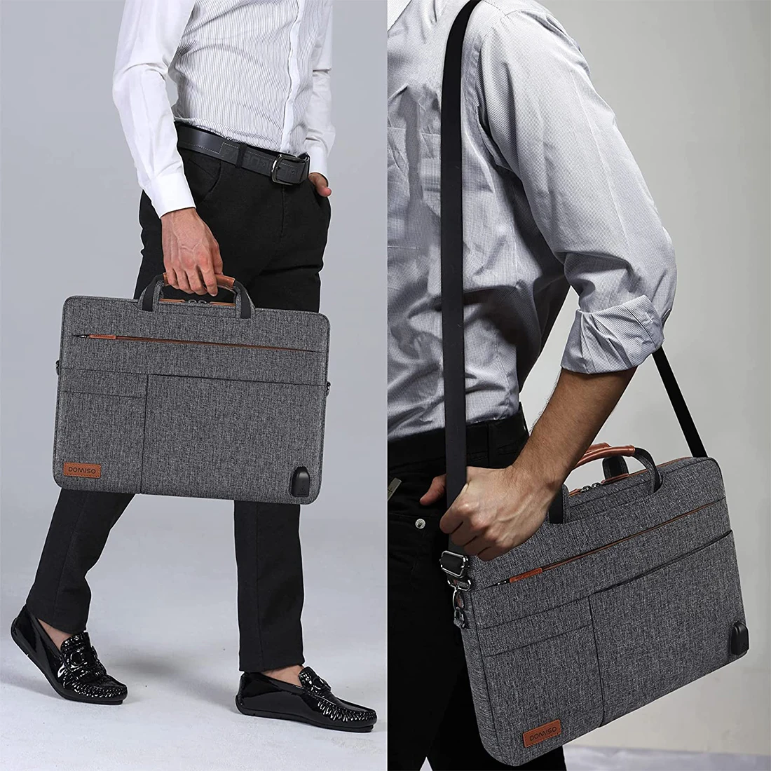 DOMISO-Maleta multifuncional para laptop, saco de mensageiro