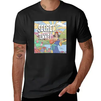Secret Tunnel by Chong and the Nomads Album Cover T-Shirt Short sleeve tee anime aesthetic clothes slim fit t shirts for men