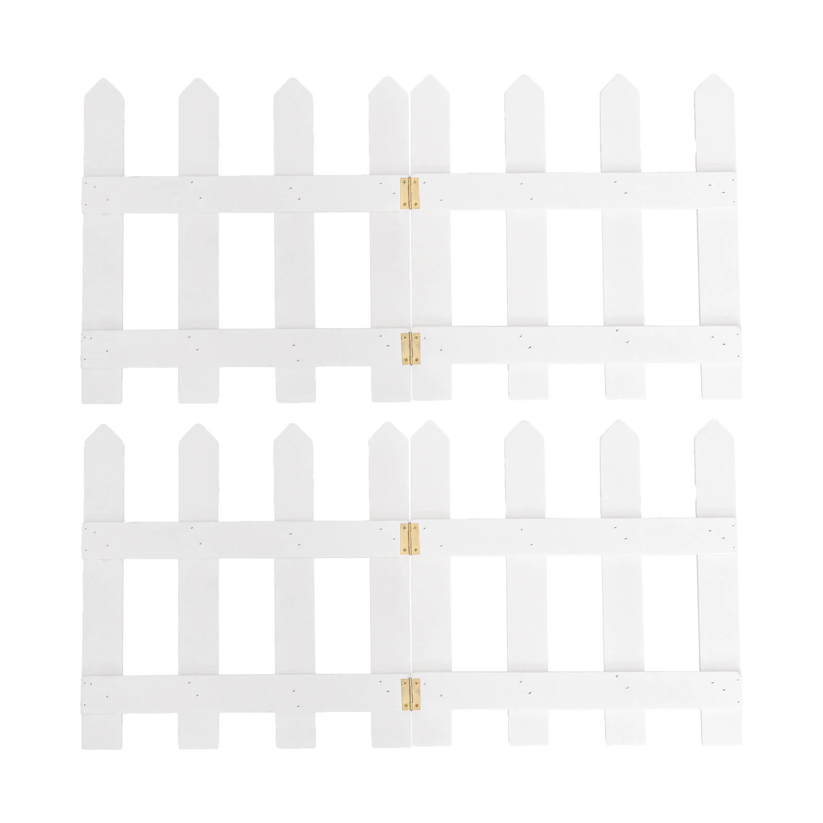 

Decoration for Christmas Tree Miniature Fence Decorations Wood Fencing Picket Bamboo