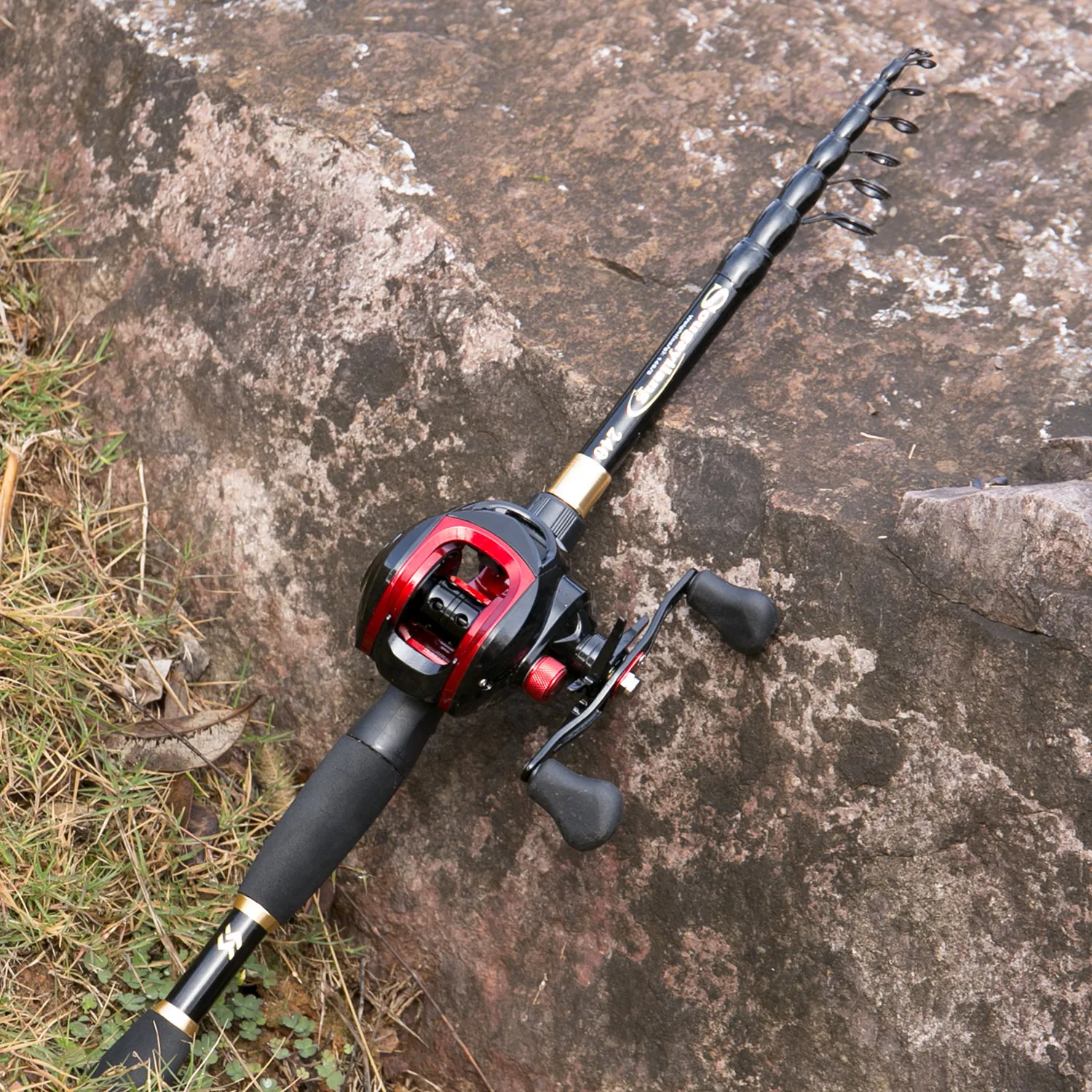 Sougayilang 1.8-2.4m Portable Telescopic Fishing Rod and 17+1BB 7.1:1 Gear  Ratio Fishing Reel Fishing Tackle Combo