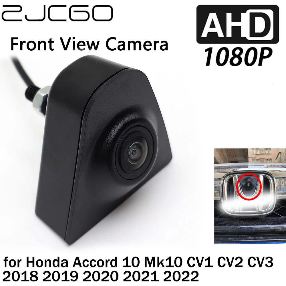 ZJCGO Car Front View LOGO Parking Camera AHD 1080P Night Vision for BMW 2  Series F22 F23 2014~2021