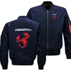 Men's Jacket Outdoor Waterproof Oversized Flight Jacket Abarth Logo Print Casual Fashion Windbreaker thicken Large size Jacket 1