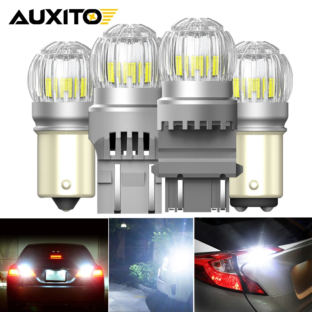 AUXITO 2Pcs P21W LED Canbus 1156 BA15S W16W T15 BAY15D P21/5W T20 7443 W21/ 5W LED Car Lights Backup Reverse Parking Light DRL - AliExpress