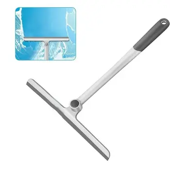New PP 360 Degree Shower Squeegee TPR White Mirror Scraper Bathroom Cleaner Shower Use 1