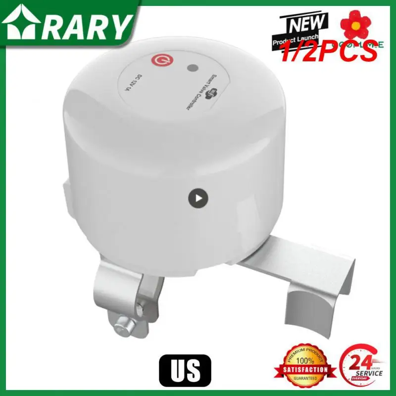 

1/2PCS Tuya Smart WiFi Smart Valve Manipulator Gas Water Valve Water Leakage Switch Controller Mobile Phone Remote Timing