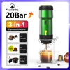 Foombthe Electric Portable Coffee Machine Italian Espresso Machine for Car & Home 3-in-1 Capsule Powder Travel Coffee Maker