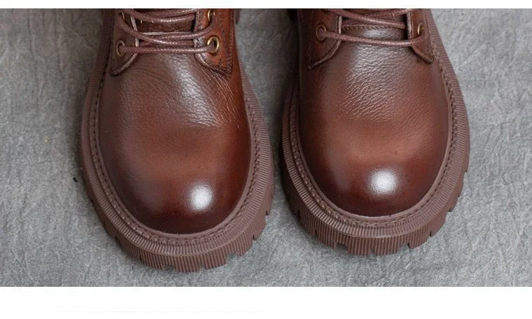 Botines de mujer, zapatos casuales ligeros para mujer, botas de cuña de moda, botas de plataforma de tubo medio de punto para invierno_voghion.com