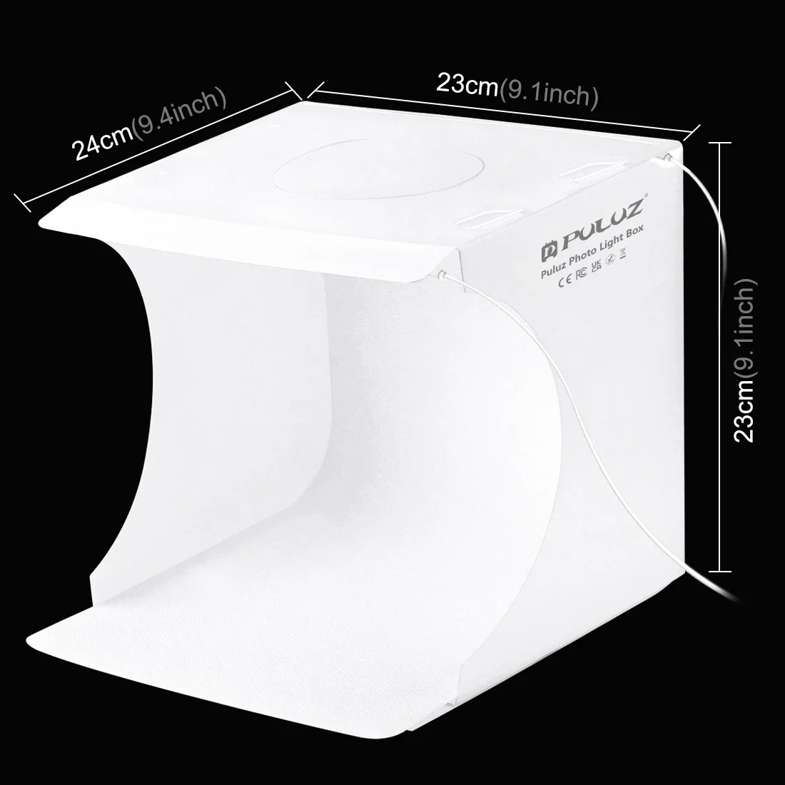 20cm Mini 2 LED Panels Folding Portable 550LM Light Photo Lighting Studio Shooting Tent Box Kit with 6 Colors Backdrops photo studio box led photo lighting photo studio light tent