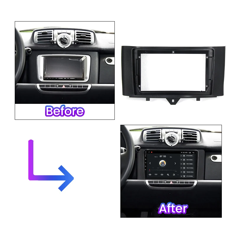 ޸  Ʈ Fortwo 2011-2015 DVD ׷   г  ڵ Canbus Ʈ ŰƮ  9 ġ ڵ  ٸ 