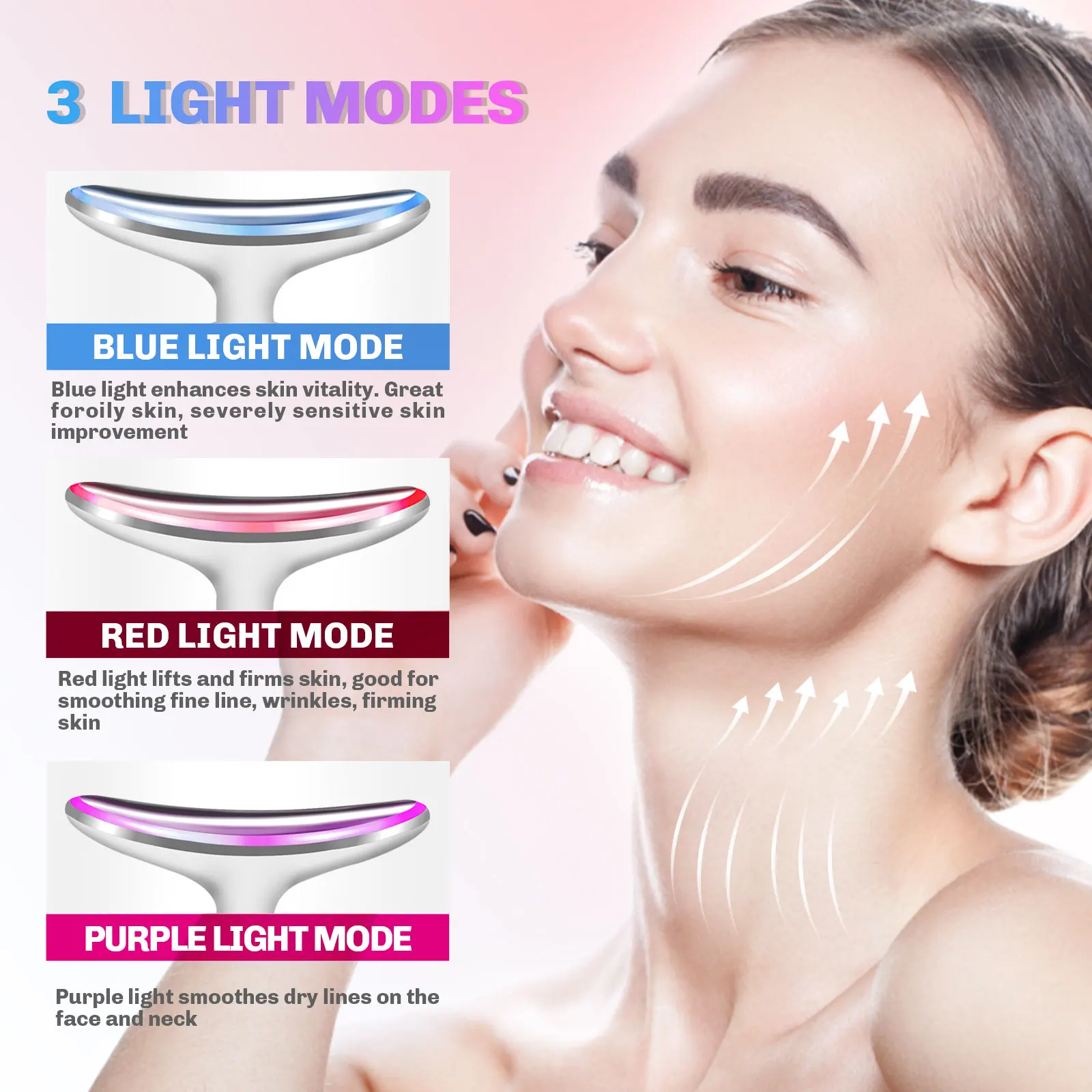 LED Face Lifting Massager for Skin Tightening and Anti Wrinkle