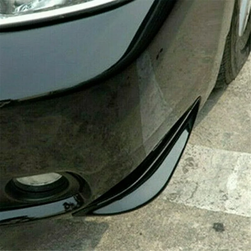 2Pcs Auto Car Front Rear Bumper Corner Guard Cover Anti-collision Strip Anti-Scratch Protector Decorative Modeling Accessories bumper corner protector,car bumper protector