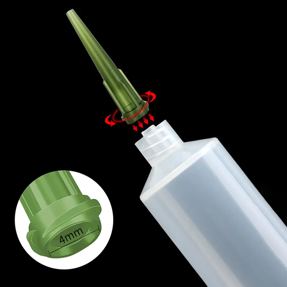 10pcs Luer Lock TT Tapered Tips Precision Liquid Syringe Dispenser Needles Tips 30mm 10/11/13/14/15/16/18/20/21/22/23/25/27/30G image 2