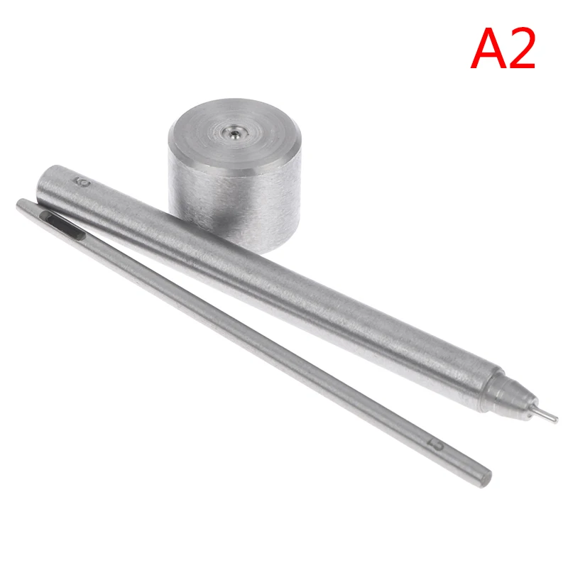3PCS Mini Eyelets Grommet Installation Punching Tools For 1.5mm 2mm 2.5mm Holes Dollhouse Clothing DIY Parts Accessories