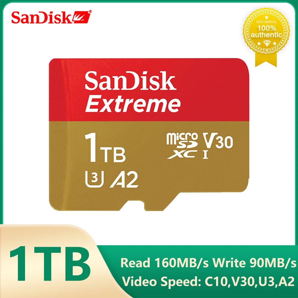 SanDisk SD Memory In Card Stick Reader In Memory 32 GB 128 GB 256 GB 400 GB 512 GB 1TB Extreme Pro Micro 64 GB Class 10 U 3 Card memory cards Memory Cards