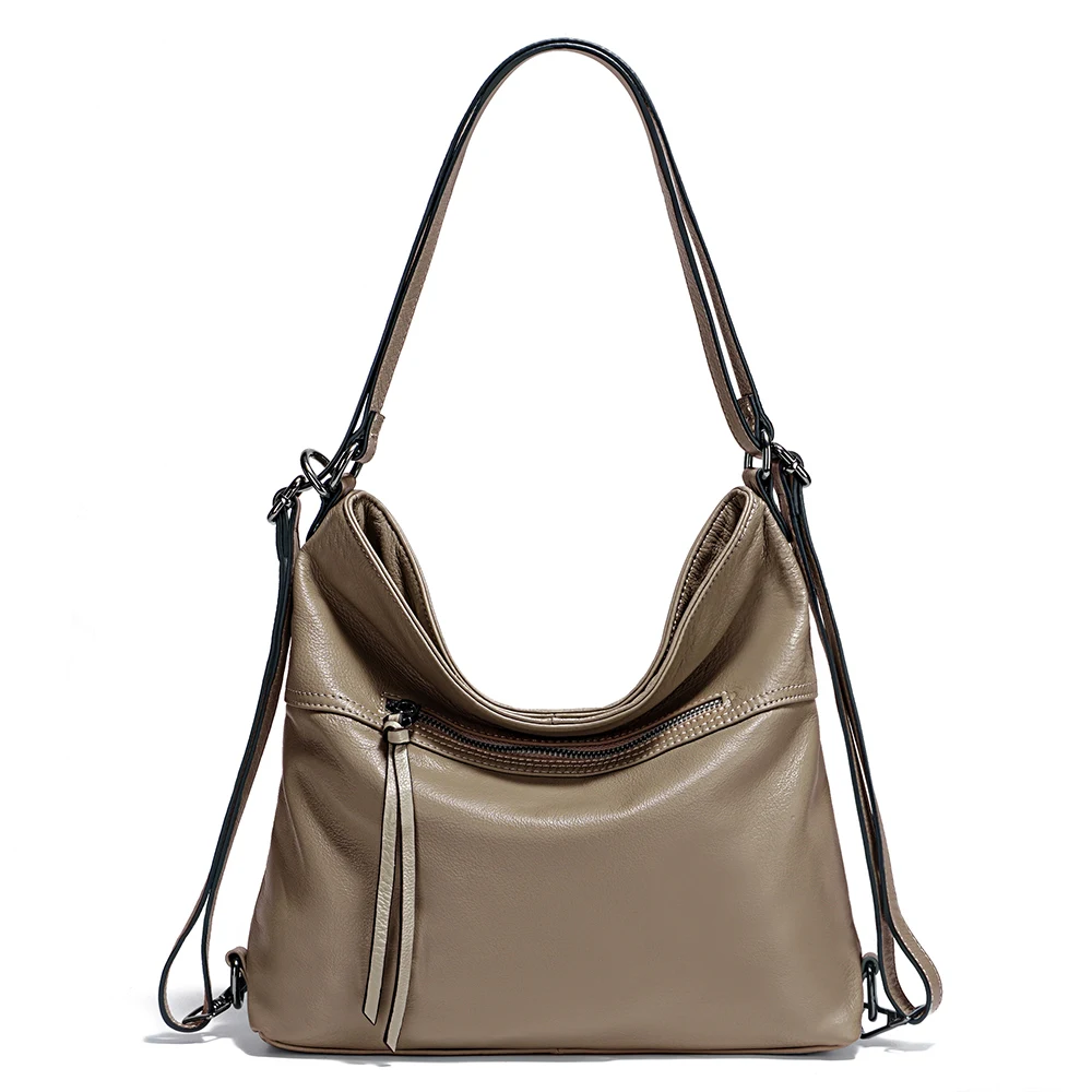 حقيبة كتف نسائية عصرية من Zency مصنوعة من الجلد ال...