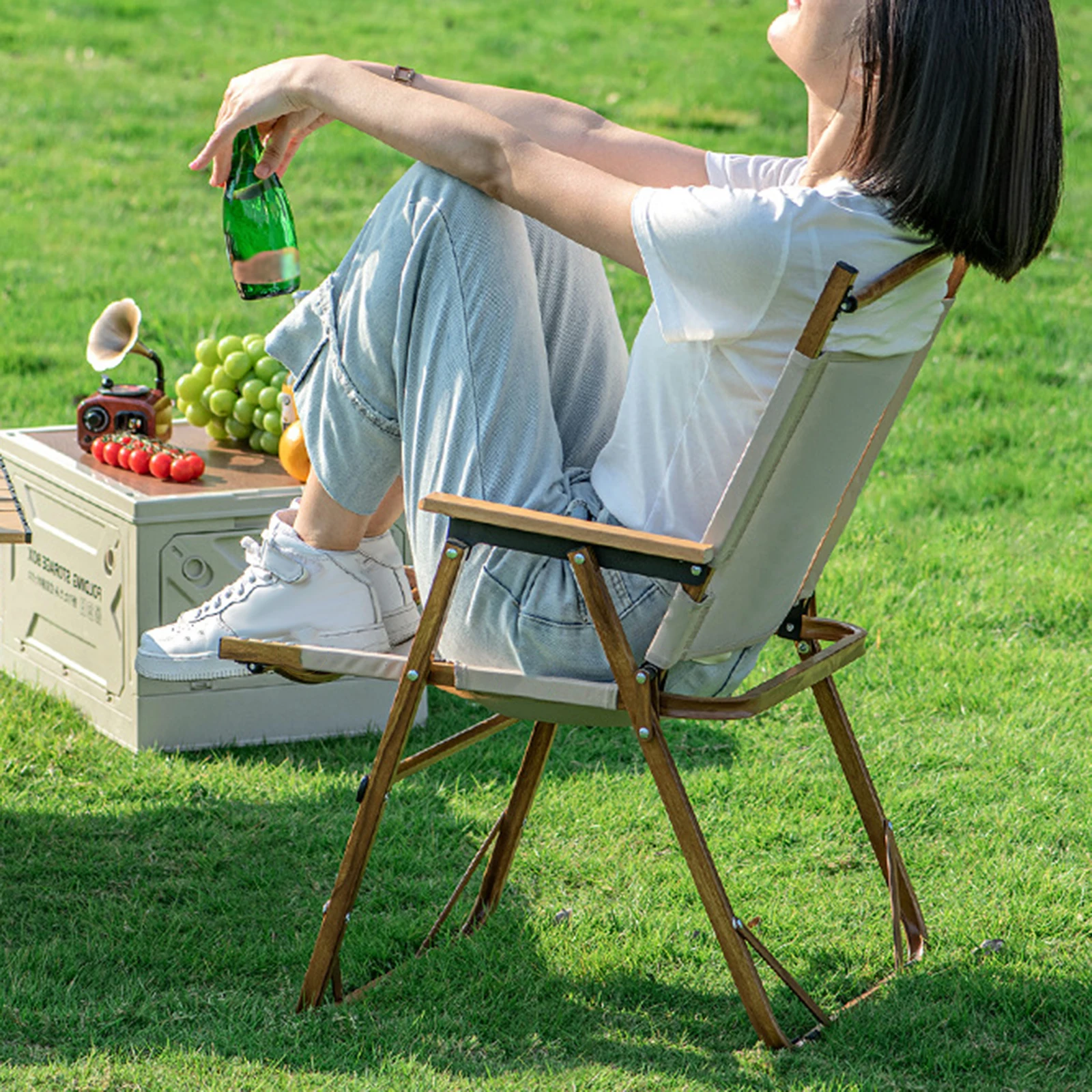 キャンプ,ハイキング,釣り,ビーチ用の超軽量ポータブル折りたたみ椅子 キャンプ 釣り ピクニック ビーチ用の超軽量折りたたみ椅子 キャンプ