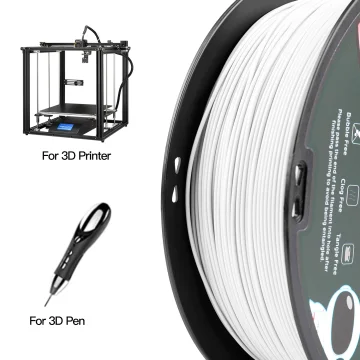 5/10 PCS CREALITY 3D PLA Drucker Filament 1,75mm 1KG 3D Druck Kunststoff Material Schwarz/Weiß für Ender Serie Drucker – Detail 3