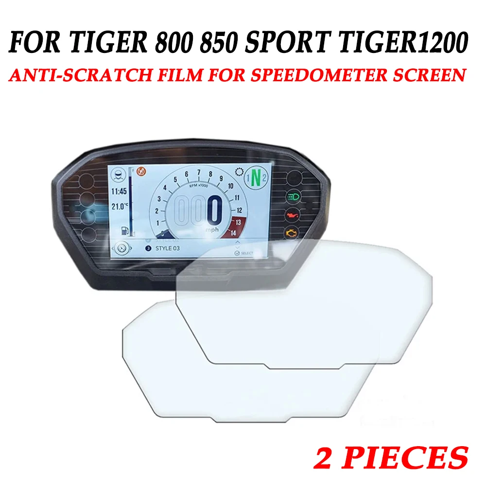 Motorcycle Screen Protector Cluster Scratch Protection Film Screen Protector For Triumph Tiger 800 850 1200 DAYTONA 765 Speed Street Triple R RS Accessories