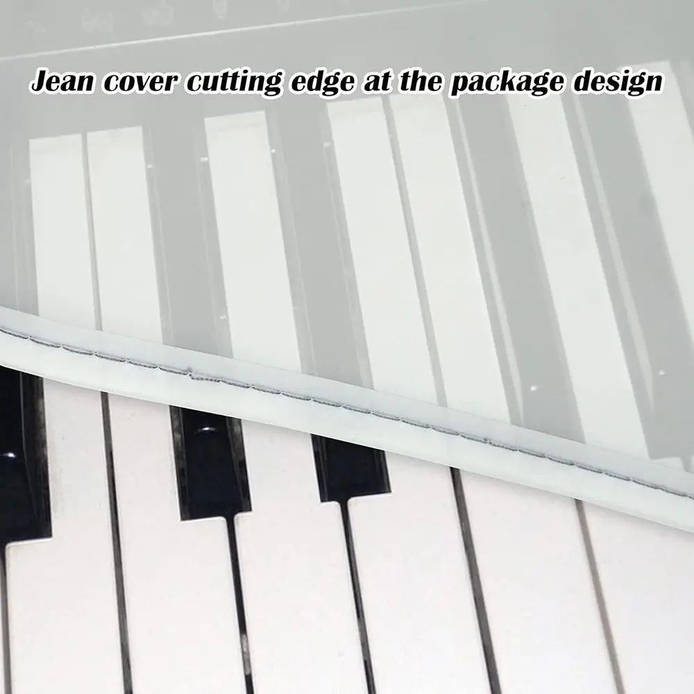Frosted Transparent Keyboard Dust Cover Universal Waterproof Piano Dust Covers Dustproof 88Keys Keyboard Case