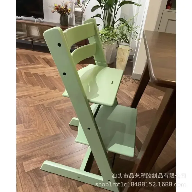 Baby Growing Chair Motherland Edition Nordic Dining Chair Subnet Red Ins Solid Wood Multifunctional Adjustable children chair