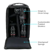 Waterproof DSLR Camera Bag Multi-functional Camera Backpack Outdoor Video Digital Camera Photo Case for Nikon Canon DSLR Lens - Image 4