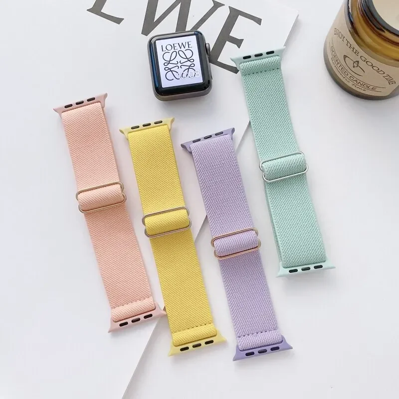 Bohemian Nylon Elastic Watch Band Bracelet