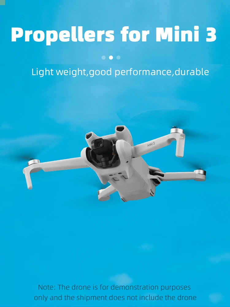 Description Picture 3 of itemPropeller for DJI Mini 3 with Screws Drone Wing Light Weight 6030F Blade Props Spare Parts for DJI Mini 3 Easy Install Accessory