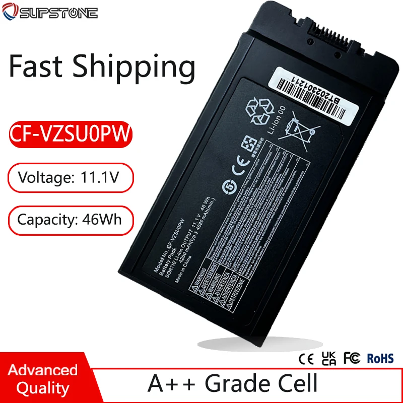 Nuova Batteria Per Laptop Cf-Vzsu0Pw Per Panasonic Cf-54 Cf-54F0961Ne Cf-Vzsu0Lw Cf-Vzsu0Pr Cf-Vzsu0Gw