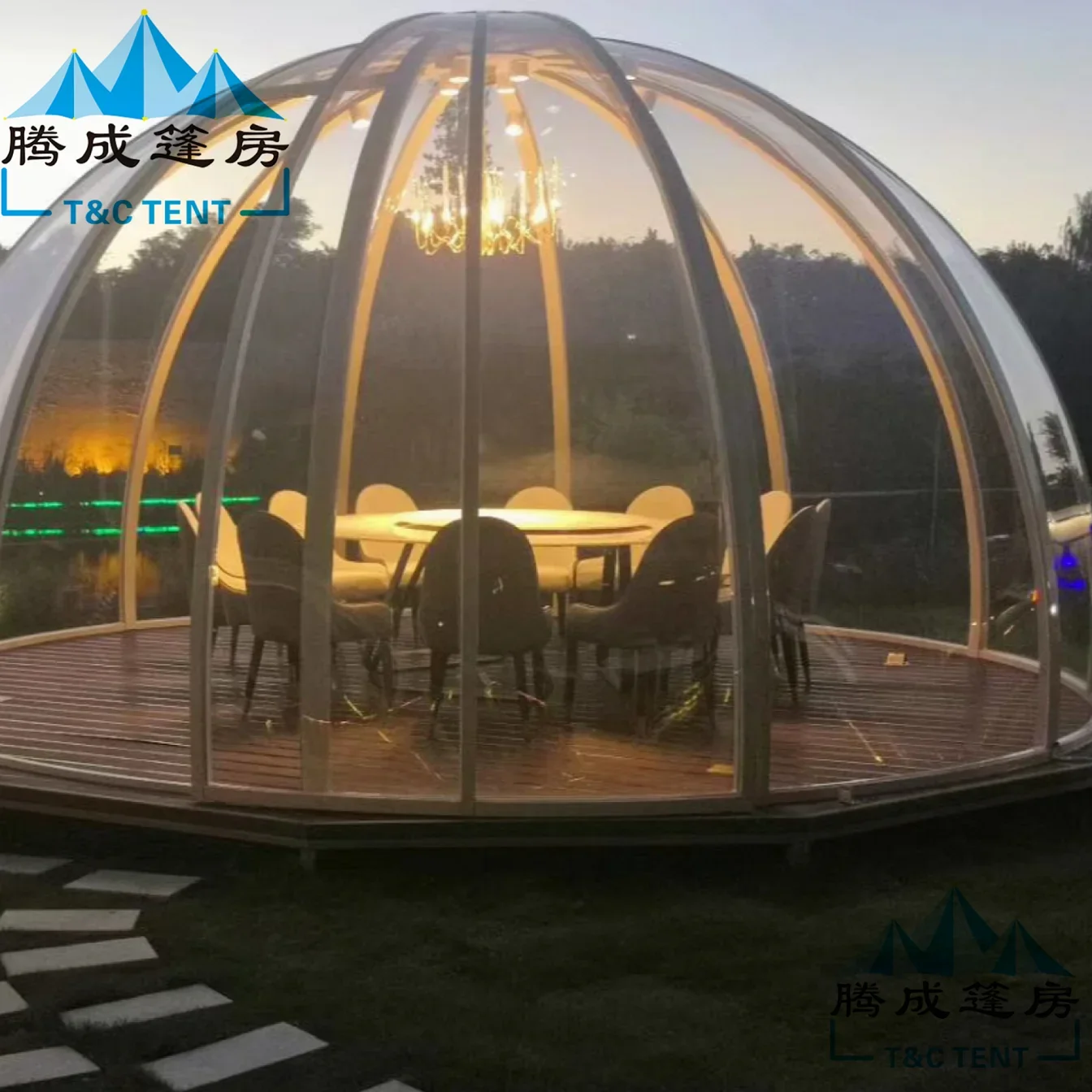 Pc Starry Sky House Baldacchino Protezione Solare E Casa Di Vetro Sferica A Prova Di Pioggia Sun Room Balcone Balcone Bubble House Non Gonfiaggio