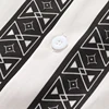 Men's Two-Piece Geometric Printed Button Down Shirt and Shorts Hawaiian Style Suit 6