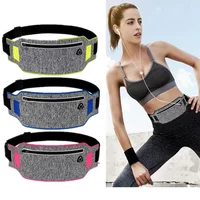 Outdoor Running Bags Fitness Ultra-thin Mobile Phone Waist Pack Elastic Sports Waterproof Close-fitting Mobile Phone Belt Bag 1