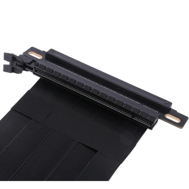 Pcie 4.0 Cabo de Extensão Dupla Reversa Pci Express 4.0 Itx Chassis para Placa Gráfica 185 mm Emi - Imagem 3