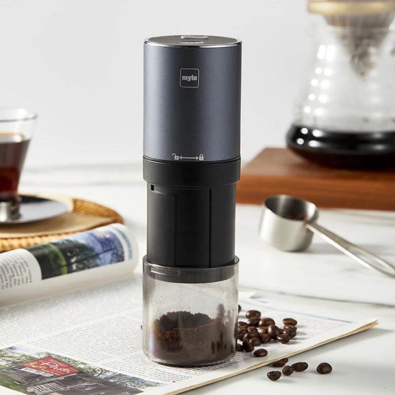 Electric Coffee Bean Grinder Italian Brewed Coffee Machine Household Wireless Portable Electric Grinder Rechargeable