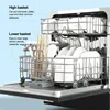 13 Sets Commercial Mini Freestanding/built-in Dishwasher Home Kitchen Portable Countertop Dishwasher Equipment 5
