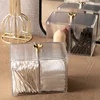 Storage box, cotton swab box, desktop dressing table, cosmetics 1