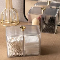 Storage box, cotton swab box, desktop dressing table, cosmetics 1