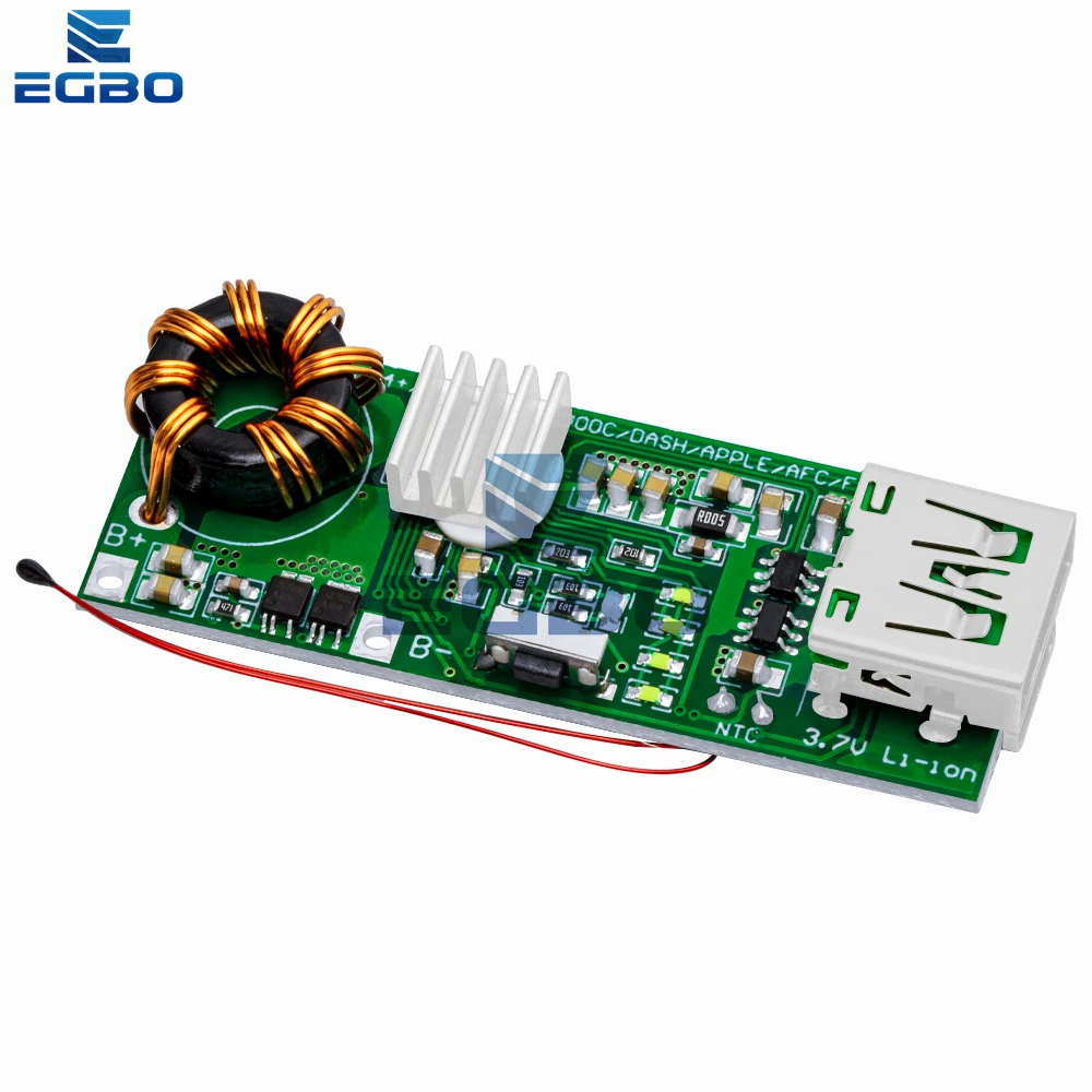 QC4.0 QC3.0 Dual Way PD Banca di potere per telefono cellulare Carica rapida da 3,7 V a 5 V 9 V 4,5 A 18 W Tipo-C USB Boost Caricatore Circuito - Image 6