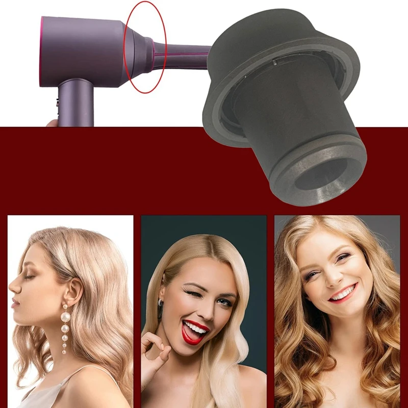 Adapter Replace For Dyson Supersonic Hair Dryer HD16 HD15 HD12 HD08 For Dyson Hair Dryer To Curling Iron Styler Adapter 2