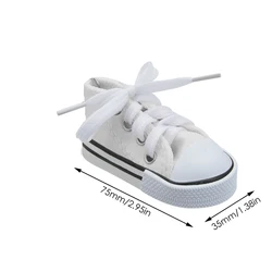Motorcycle Mini Shoe Foot Support - Cute Kickstand Tripod Accessory (WHITE)