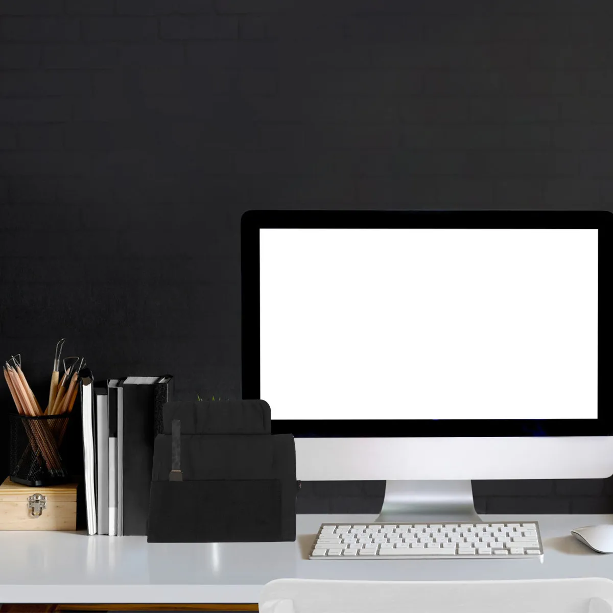 캔버스 시계 롤백, 열렸을 때 넓어지는 공간으로 여러 개의 펜이나 스트랩을 수납 가능, 휴대가 간편한 접이식 디자인, 여행용 펜슬 파우치