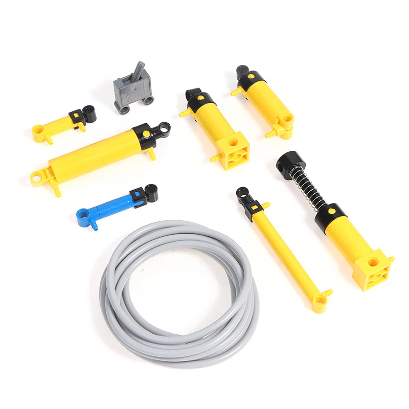 Advanced Building Block Set with Pneumatic Features and Air Power Functionality