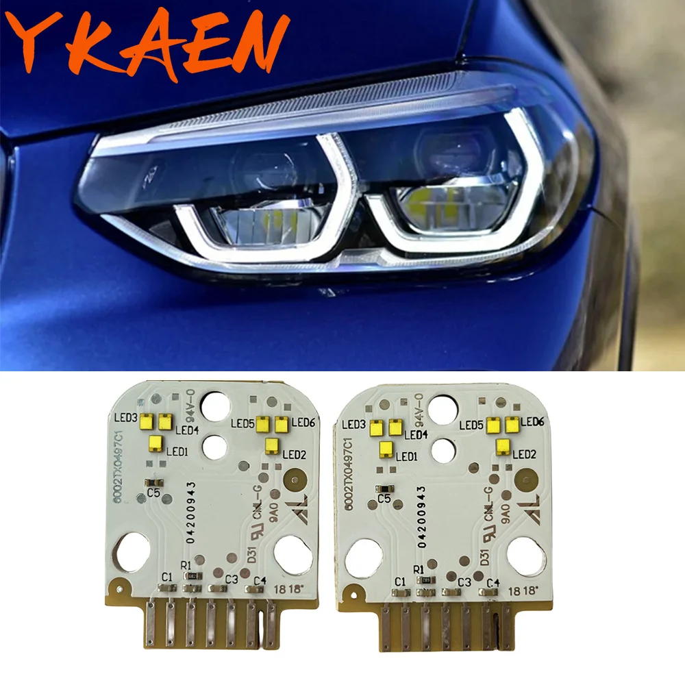 

New White Lightsource Daytime Running Light LED Chips Boards 63117466107 63117466108 For BMW X3 G01 F97 X4 G02 F98 2018-2021