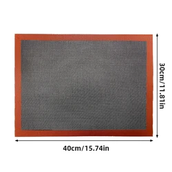 Silicone Grill and Baking Mat - Nonstick, Heat-Resistant, and Breathable (Black)