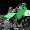Huina 332 1:18 RC Tipper Truck Remote Control Simulation Engineering 2.4G Six-Channel Remote Control Dump Truck Boys Toys Gifts 2