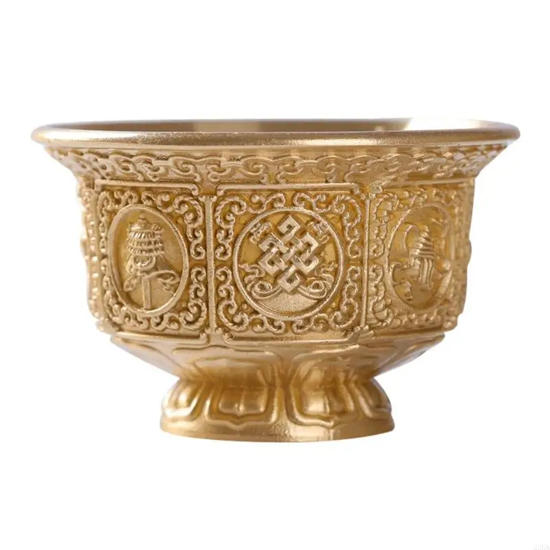 23GA Auspicious Eight Symbol Cup for Buddhist Practice Home Decoration Tool